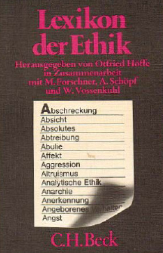 Lexikon der Ethik