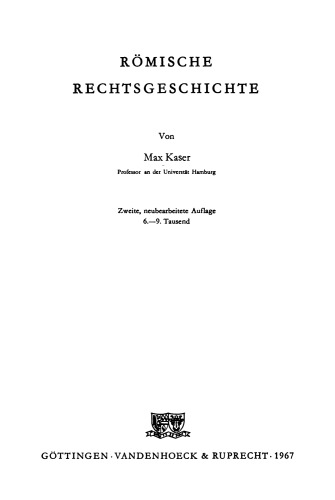 Römische Rechtsgeschichte