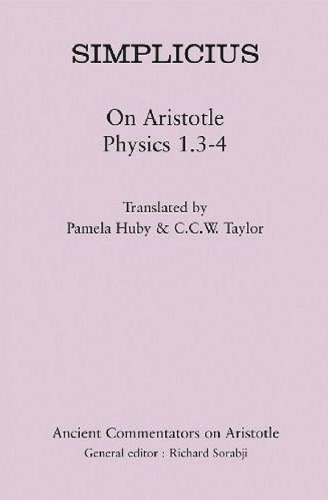 Simplicius: On Aristotle Physics 1.3-4