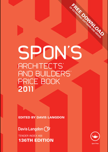 Spon's architects' and builders' price book 2011