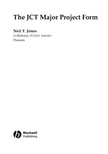 The JCT Major Project Form