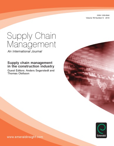 Supply Chain Management in the Construction Industry