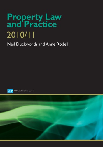 PROPERTY LAW AND PRACTICE 