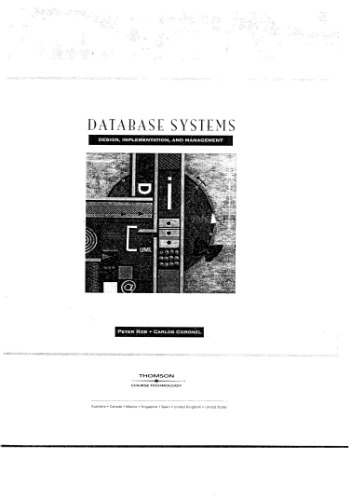 Database systems: Design, Implementation, and Management