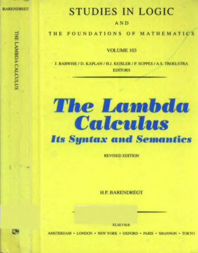 The Lambda calculus: its syntax and semantics