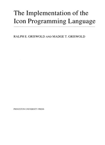 The implementation of the Icon programming language