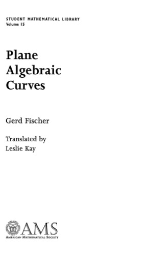 Plane algebraic curves