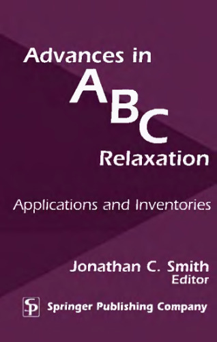 Advances in relaxation research : applications  inventories