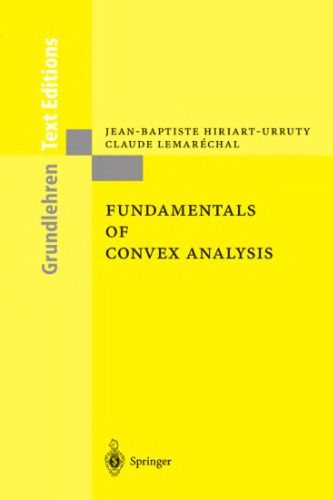 Fundamentals of convex analysis