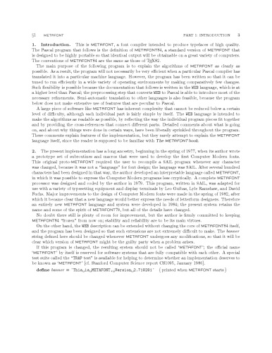 METAFONT the program