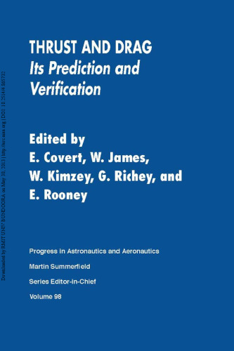 Thrust and Drag: Its Prediction and Verification