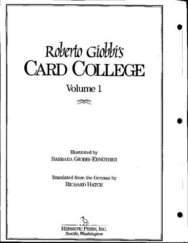 Roberto Giobbi's Card College