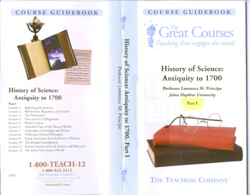 Principe. History of Science From Antiquity to 1700 Guidebook