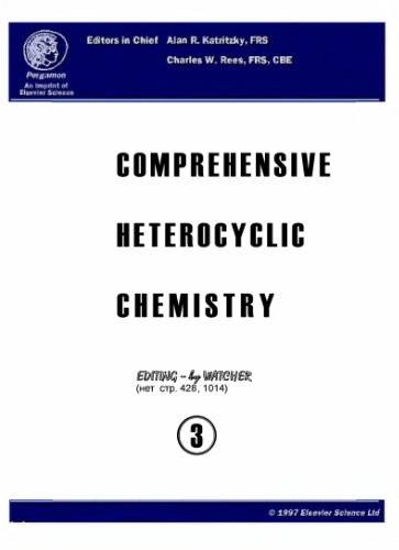 Comprehensive heterocyclic chemistry