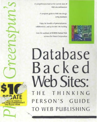 Database Backed Web Sites: The Thinking Person's Guide to Web Publishing