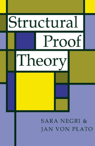 Structural Proof Theory