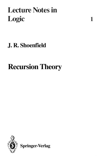 Recursion Theory