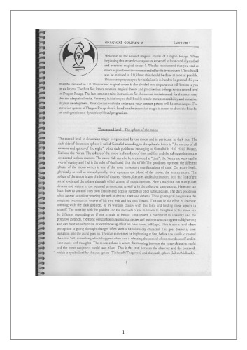 Gamaliel - Magical Course (2.0)