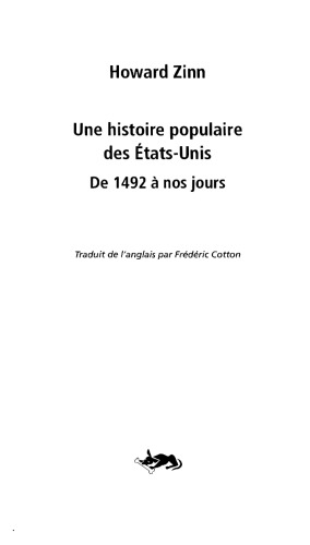 Une histoire populaire des États-Unis de 1492 à nos jours