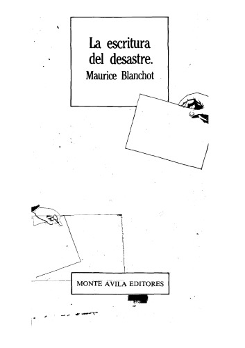 La escritura del desastre