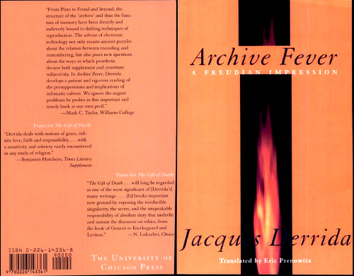 Archive fever : a Freudian impression