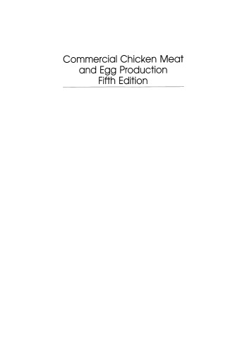 Commercial chicken meat and egg production