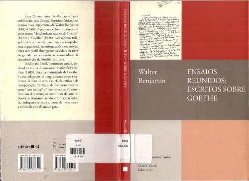 Ensaios reunidos: escritos sobre Goethe