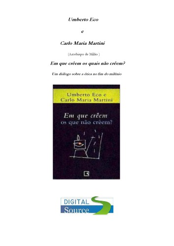 In cosa crede chi non crede?