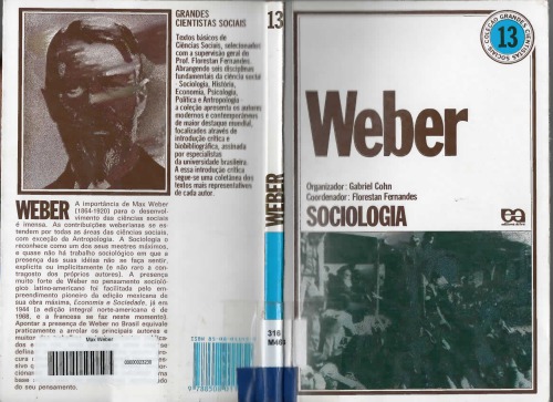 Max Weber : sociologia