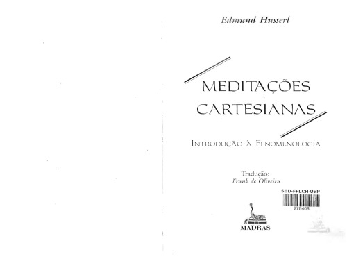 Meditações cartesianas : introdução à fenomenologia