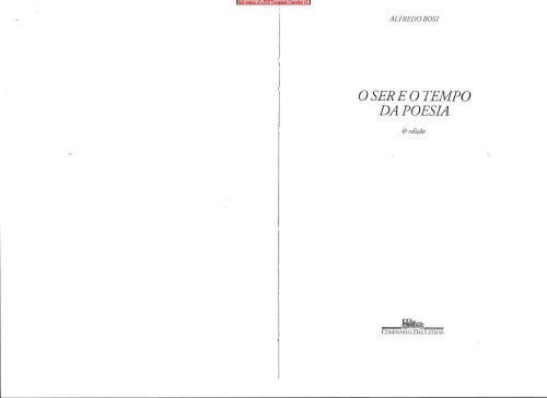 O ser e o tempo da poesia