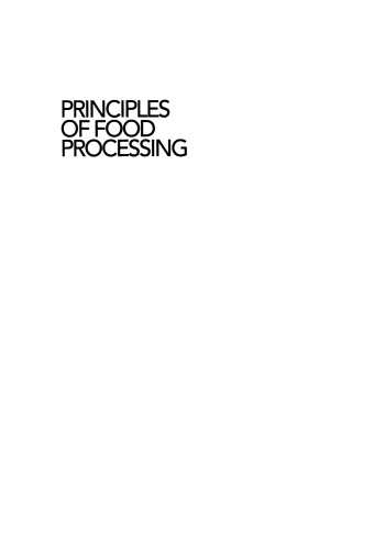 Principles of food processing