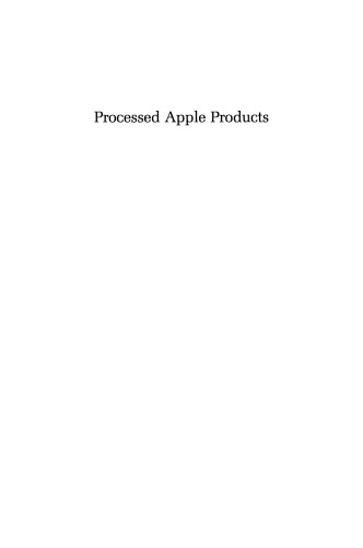 Processed apple products