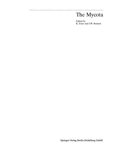 The mycota : a comprehensive treatise on fungi as experimental systems for basic and applied research. 11, Agricultural applications