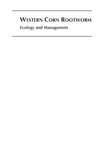 Western corn rootworm : ecology and management