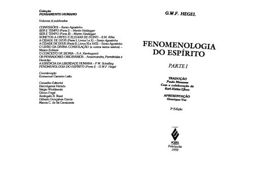 Fenomenologia do espírito