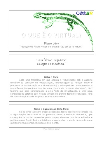 Qu'est-ce que le virtuel ?