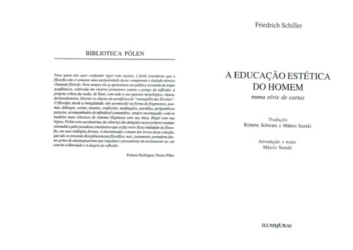 A Educacao Estética do Homem numa série de cartas