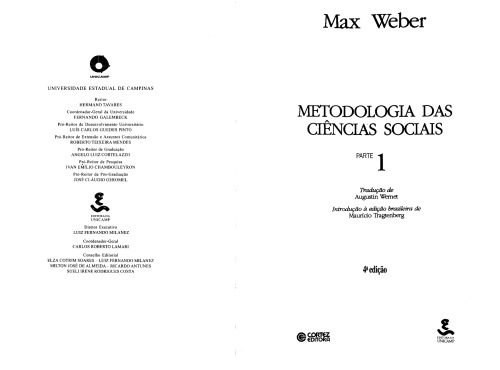 Max Weber e a objetividade do conhecimento nas ciências da cultura: um breve guia para o texto A ‘Objetividade’ do Conhecimento na Ciência Social e na Ciência Política (1904)