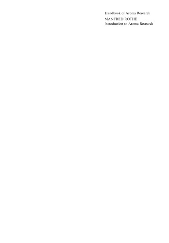 Introduction to aroma research