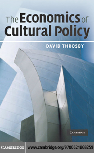 The economics of cultural policy