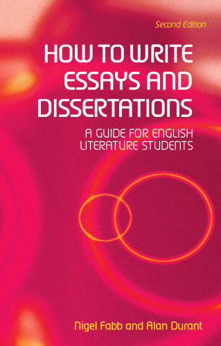 How to write essays and dissertations