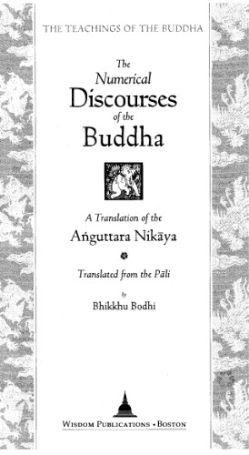 The Numerical Discourses of the Buddha: A Complete Translation of the Anguttara Nikaya (complete page)