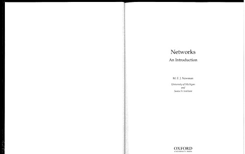 Networks: An Introduction