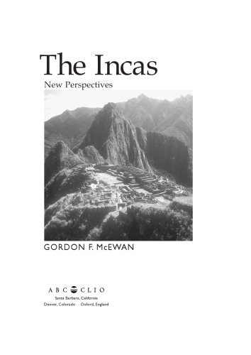 The Incas: New Perspectives