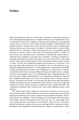 High Solid Dispersion