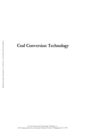 Coal Conversion Technology. Problems and Solutions