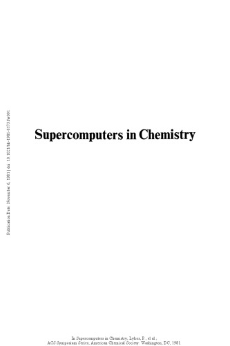 Supercomputers in Chemistry