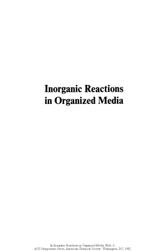 Inorganic Reactions in Organized Media