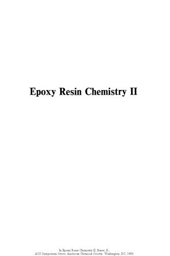 Epoxy Resin Chemistry II